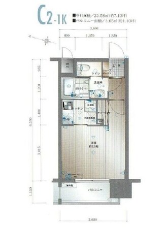 サヴォイマキシマイズ博多ステーションの物件間取画像